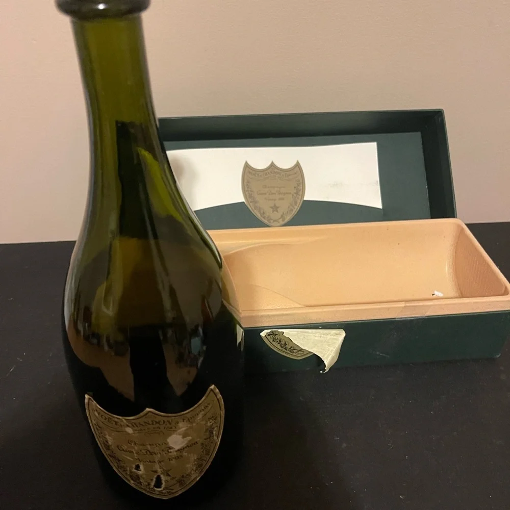 Cuvee Dom Perignon Vintage 1995 Empty Bottle With Box Champagne Moet Chandon
